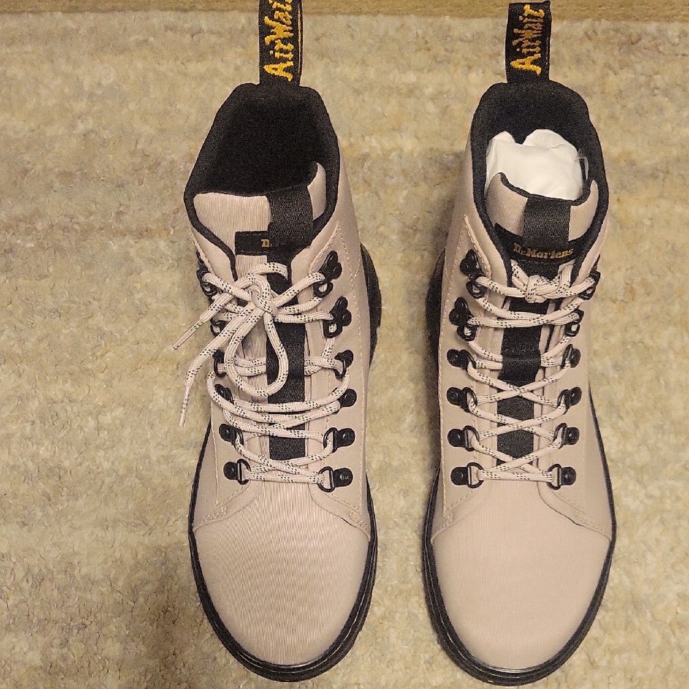Dr. Martens Women's Light Tan Combat Boots